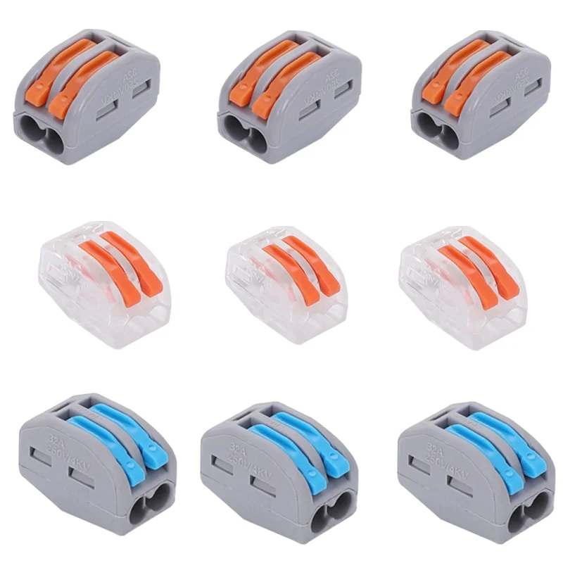 Plug-and-plug series multi-functional universal wire connector quick terminal soft and hard parallel home office wiring special