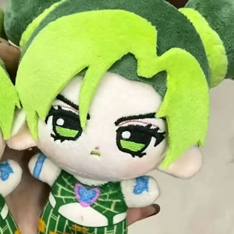 Cotton Jolyne Cujoh Pendant Plush Doll 10cm Anime Jojos Cujoh Jolyne Stuffed Toy Printed Plusie Dolls Present Collect XMAS Gift
