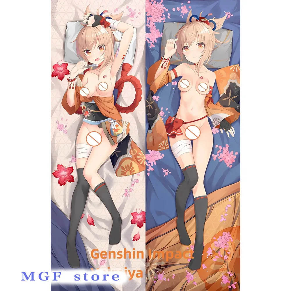 

Dakimakura Anime Genshin Impact Yoimiya Double-Sided Print Of Life-Size Body Pillowcase Gifts Can Be Customized