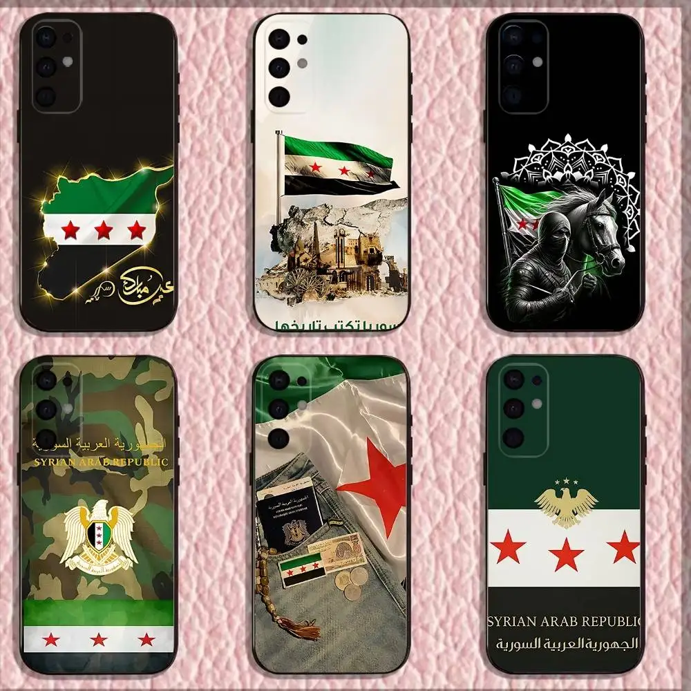 

S-Syria Flag wallpaper Phone Case For Samsung S 25,24,23,22,30,21,10,9,Ultra,Plus,Lite,FE,4,5G Black Soft Case