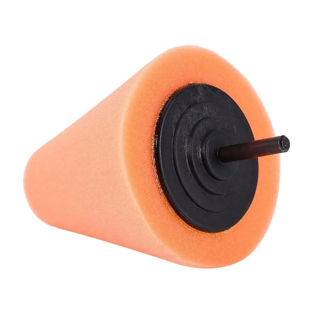 1PC Cone Foam Buffing Pad for wheels - Polishing Accessory for Power Drill Car Tools