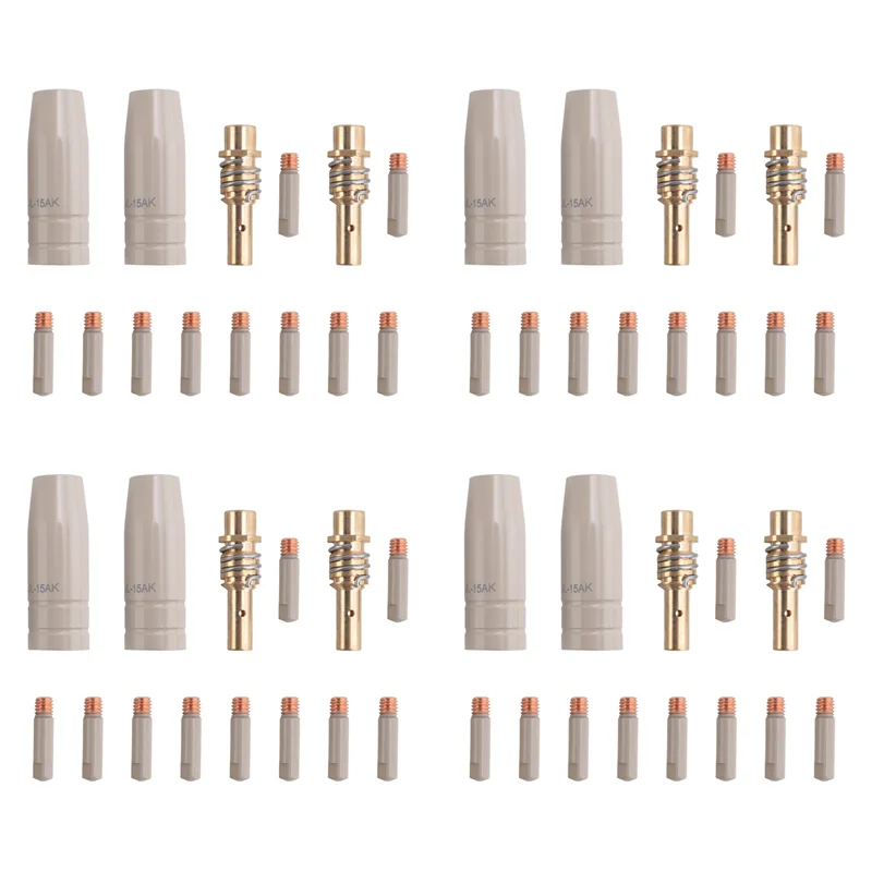 【People Favorite】56Pcs 15AK Coating Protection Nozzle Non-Stick Welding Slag European Airless Gas Protection Machine Protective
