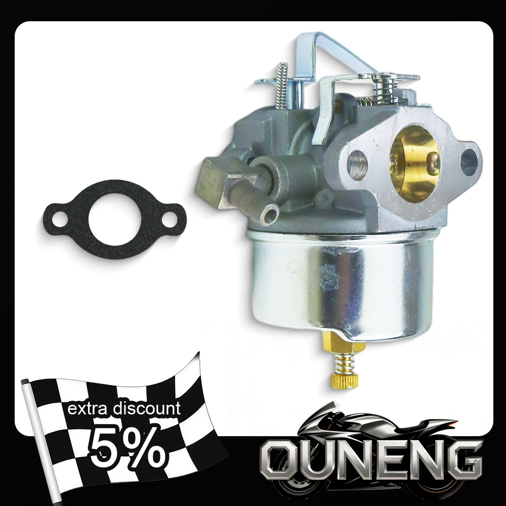 

For Tec-632615 Tecumseh 632208 632589 H25 H30 H35 H40 520-940 056-304 13147 Engines Carburetor Carb With Gasket