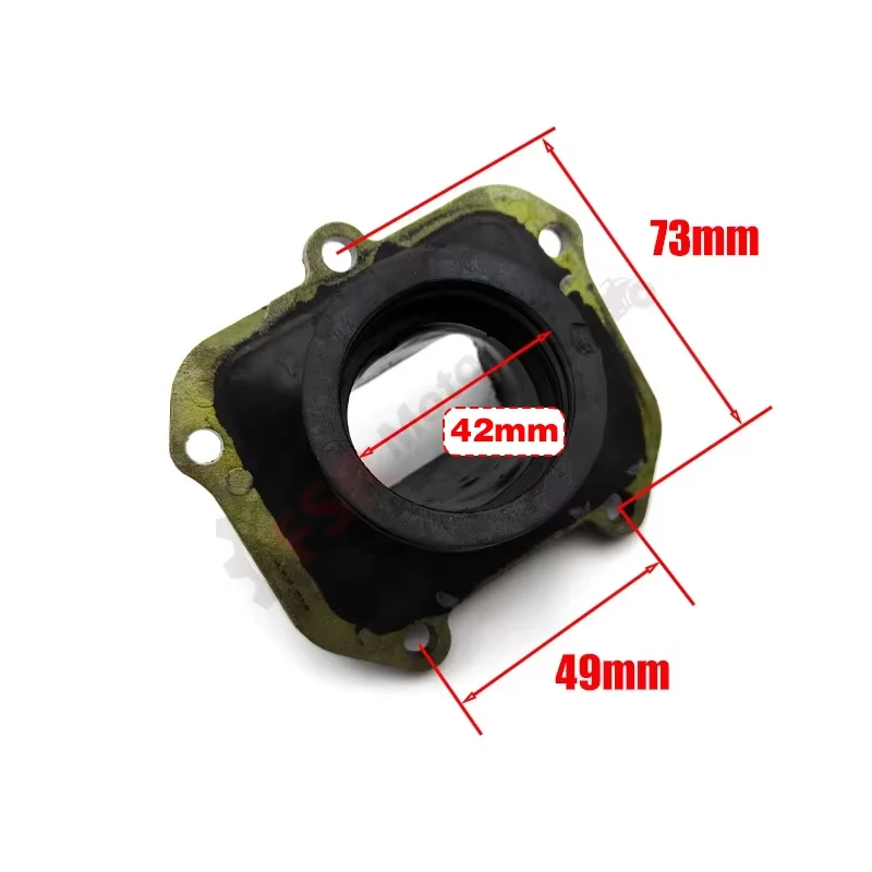 Konektor Karburator Manifold Inlet 42MM/34MM, Cocok untuk Aprilia RS125 RX125 AF1 FUTURA PEGASO & Karburator Diameter 28/34mm
