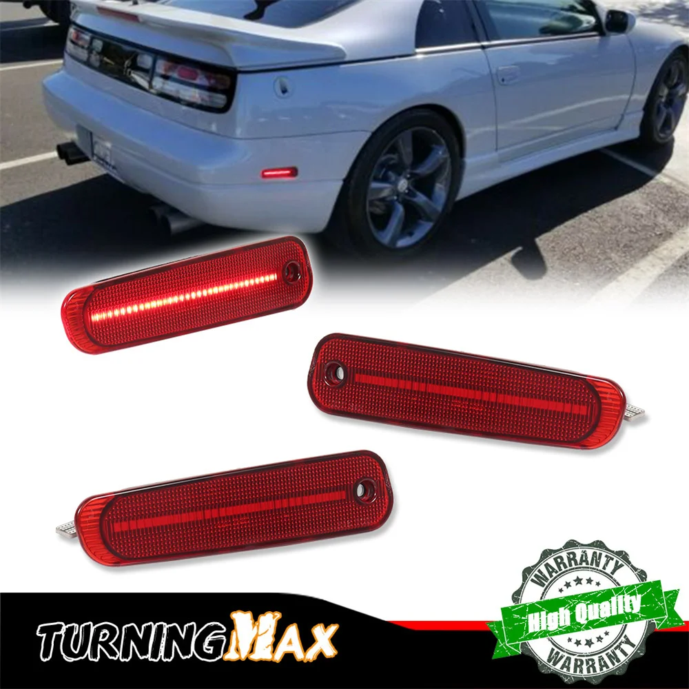 Car LED Rear Bumper Side Marker Parking Lights Fender Flare Sidemarker Lamp Clearance Lamp 12V For Nissan 300ZX Z32 1990-1996