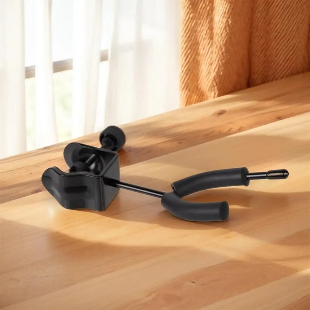 Metal Violin Hanger No Punching with Bow Hook Violin Viola Stand Microphone or Sheet Music Stand Violin Viola Holder Stage Shows