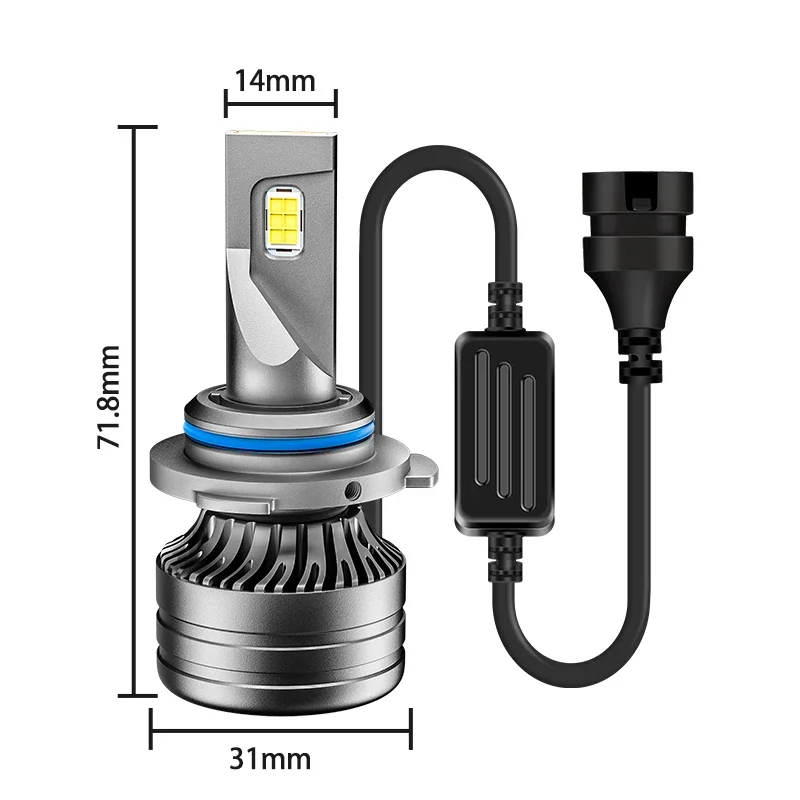 EAGLEVISION  Car Headlight Fog Light Anti Error Canbus 6500K  LED Bulb HB3 HB4 9005 9006 H1 H7 H4 Canbus Auto Headlamp