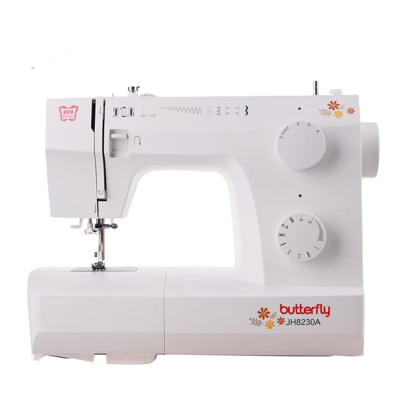 JH8230A Sewing Machine, 70W Mechanical Household DIY Electric Sewing Tools , 9 Built-in Stitches,Beginners Thick Material Sewing