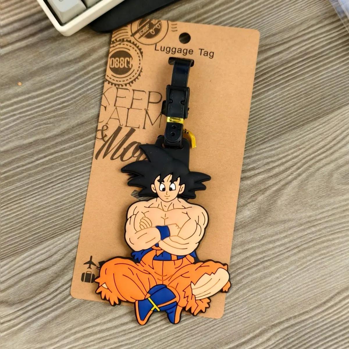 Neuer Dragon Ball Son Goku Majin Buu Vegeta Cartoon Niedlicher Gepäckanhänger für Reisegepäck – Hochwertiger Anhänger mit exquisiter Dekoration – Detail 5