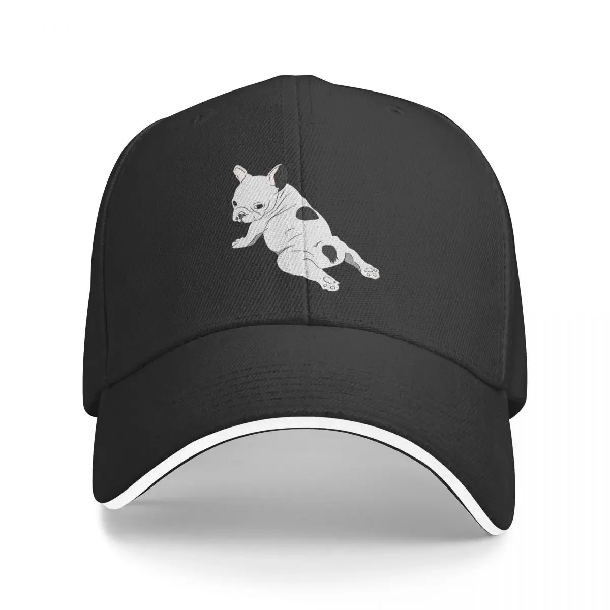 French Bulldog Frenchie Dog Yoga Relaxed Fit Dad Hats Pure Color Women's Hat Sunprotection Baseball Caps Peaked Cap