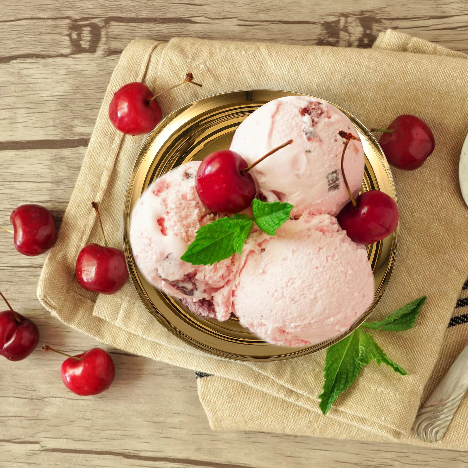 

Stainless Steel Ice Cream Cup Fruit Salad Bowl Footed Dessert Serving Multifunctional Elegant Appetizer Cereal Bowl
