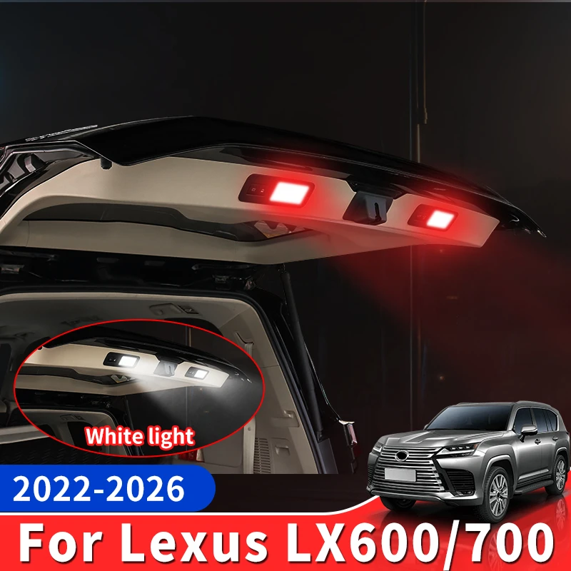 

Для Toyota Lexus LX600 2022-2026 LX700h сигнальная лампа багажника автомобиля, прочная обеспечивает предупреждение о безопасности, простая установка, обновленные детали