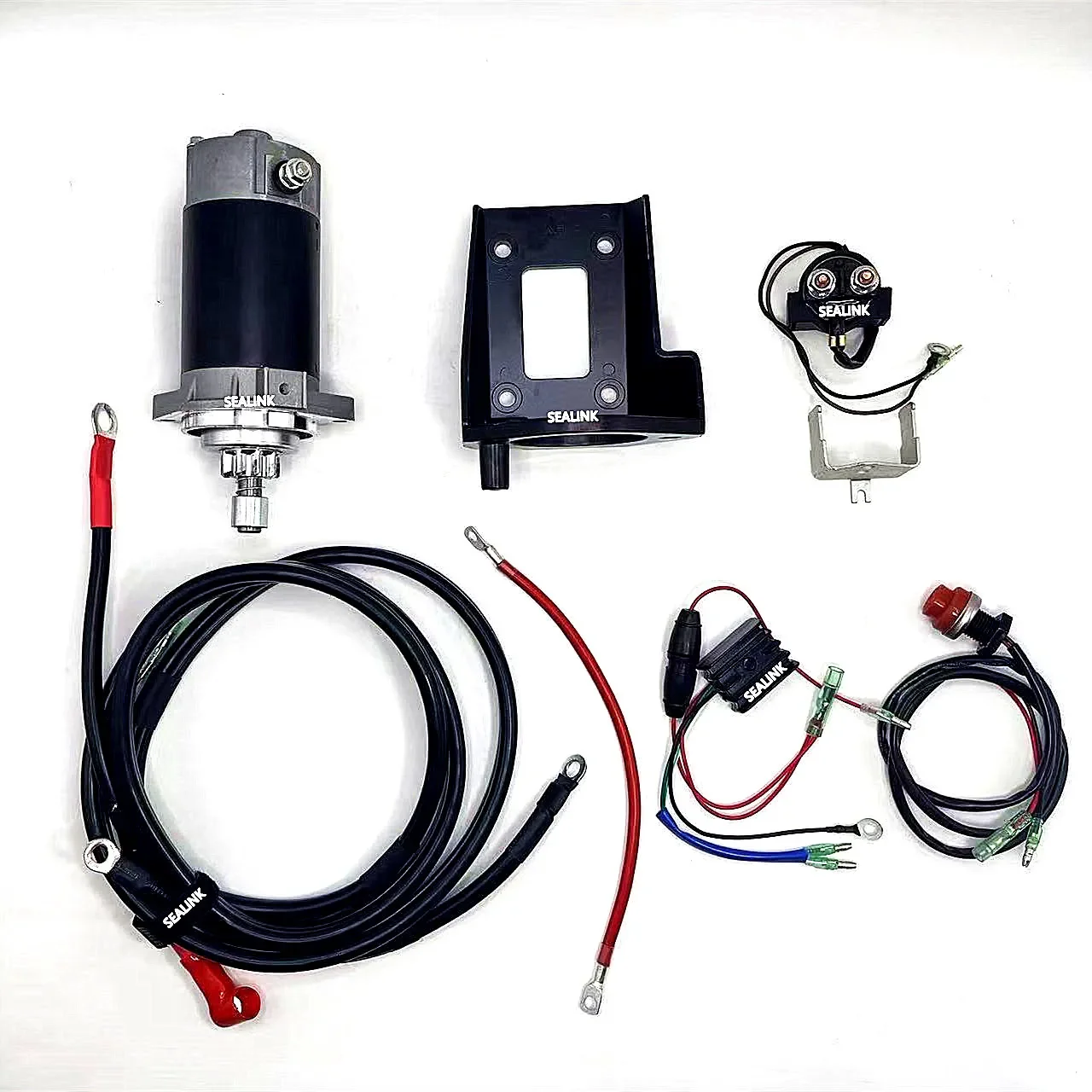 

DT30 ELECTRIC START KIT FOR SUZUKI 2 STROKE 30HP Outboard Motor Starter Motor Relay Cable Rectifier Ring Gear