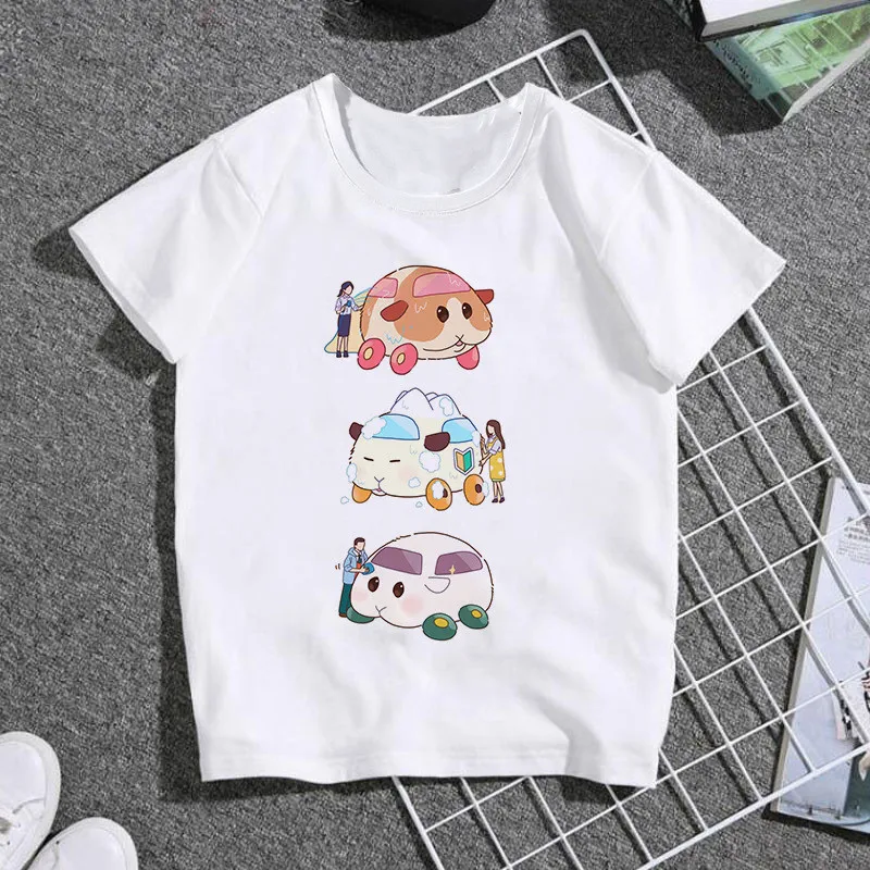 

Children's Cute Cute Cartoon Guinea Pig Car Boys and Girls The Same Short-sleeved Cartoon Student T-shirt Clothes Tops