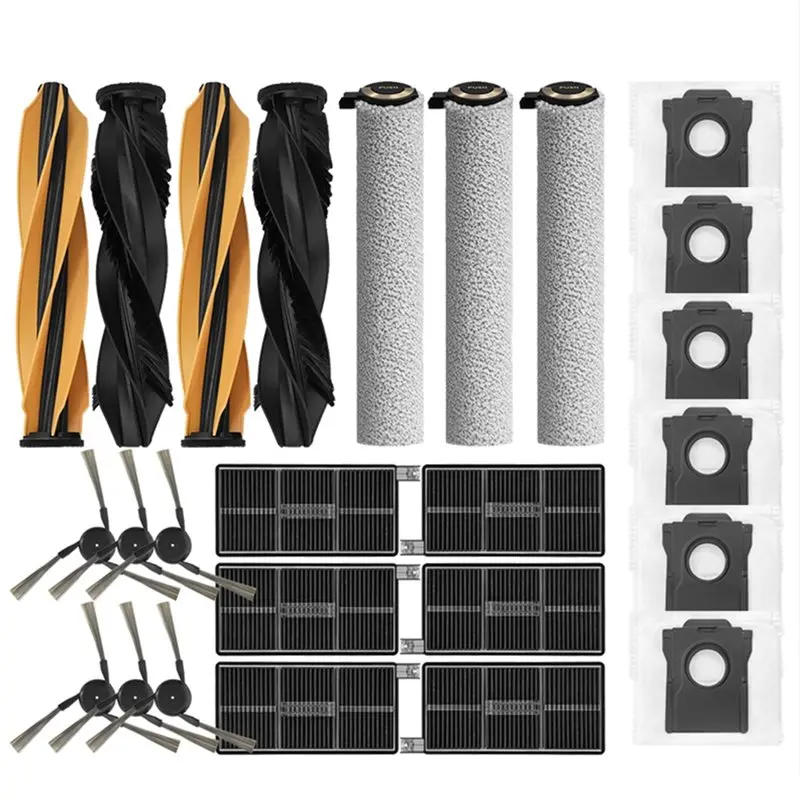 

A97G Hepa Filter Accessories Main Side Brush Bag For Dreame Aqua 10 Replacement Accessories Parts