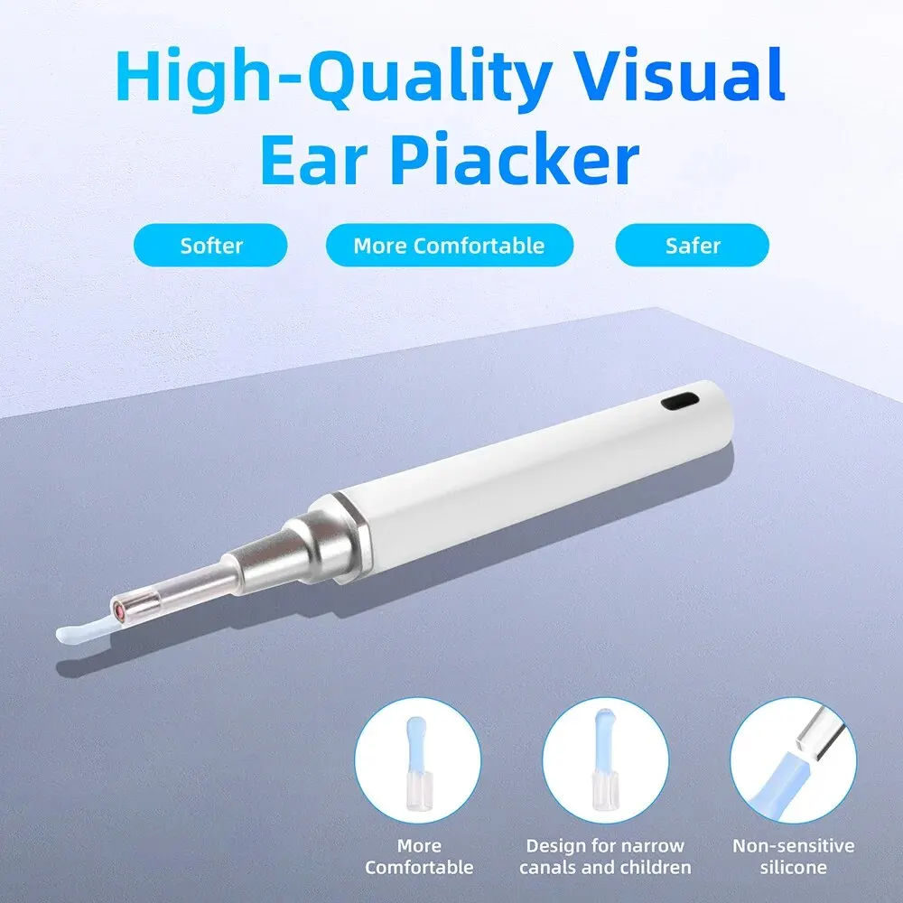 Wireless Wifi Visual Ear Cleaner Otoscope Ear Wax Ear With Ear 5MP HD Cleaning Kit Removal Sticks Endoscope Camera Tool Kit