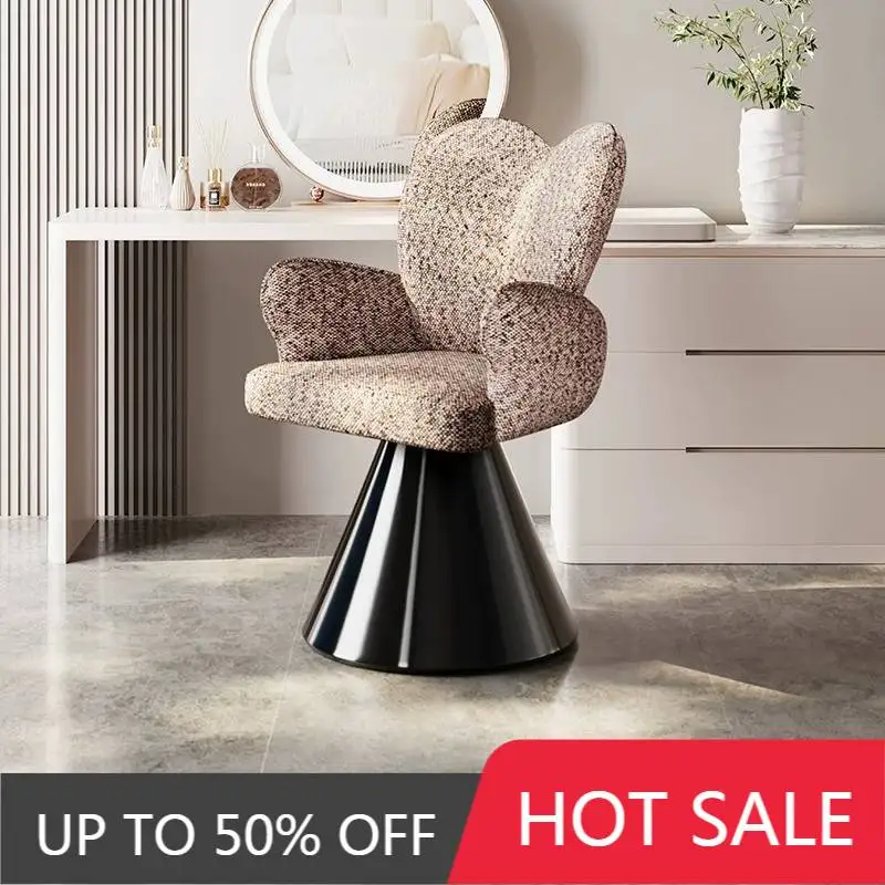 Upgrade Ergonomic Makeup Vanity Chair Armrest Narrow Cream Makeup Vanity Chair Luxury Designer Sillas De Tocador Furniture Home