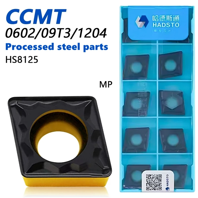 

Hadsto Original Ccmt060204 Ccmt09T302 Ccmt09T308 Ccmt120404 Ccmt120408 Mp Turning Tools Inserts Carbide Lathe Cutting Tools