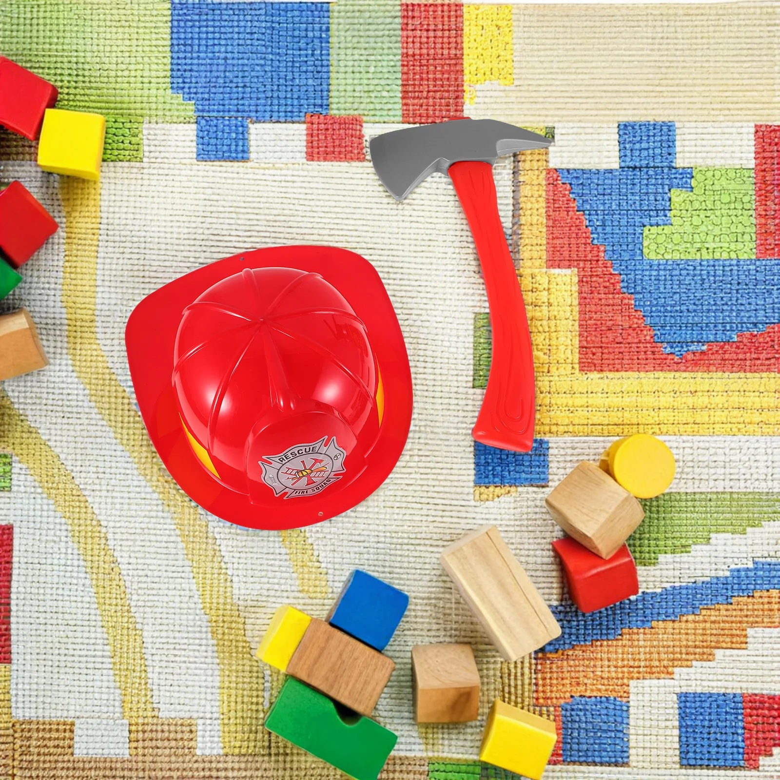 子供用消防士セット プレイセット 消火器のおもちゃ 子供用消防士ツール プラスチック製消防士ロールプレイング