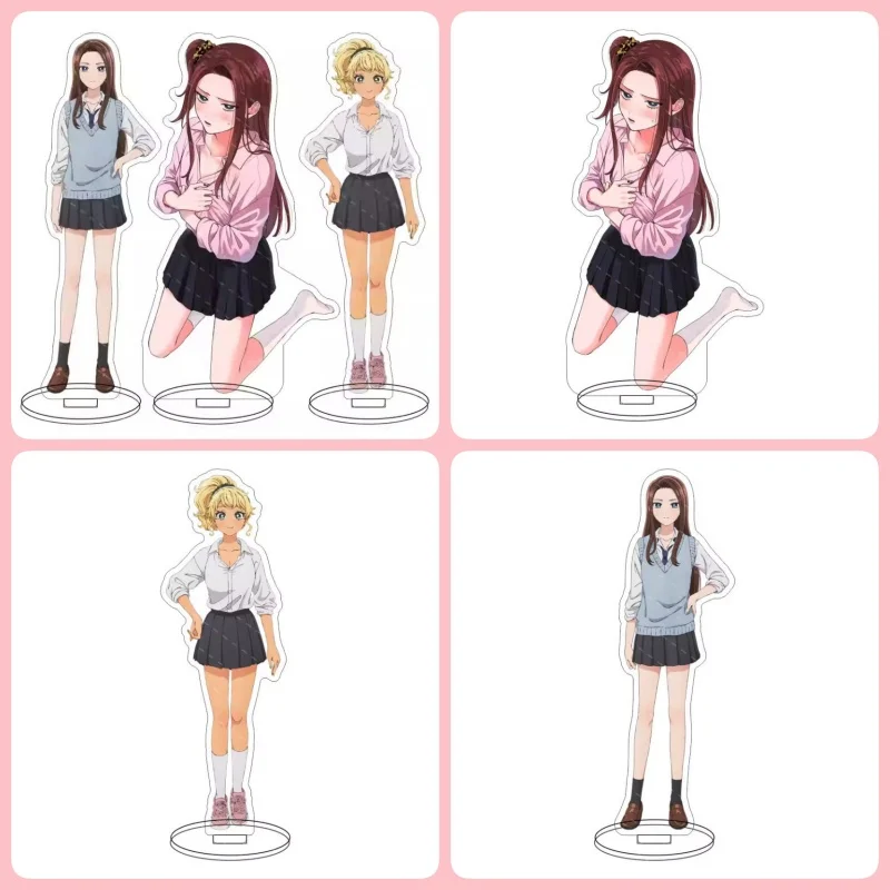Anime Gals Can't Be Kind to Otaku!? Acrylic Stand Kei Amane Kotoko Ijichi Model Plate Collect Figure Standee Desk Decor Keychain