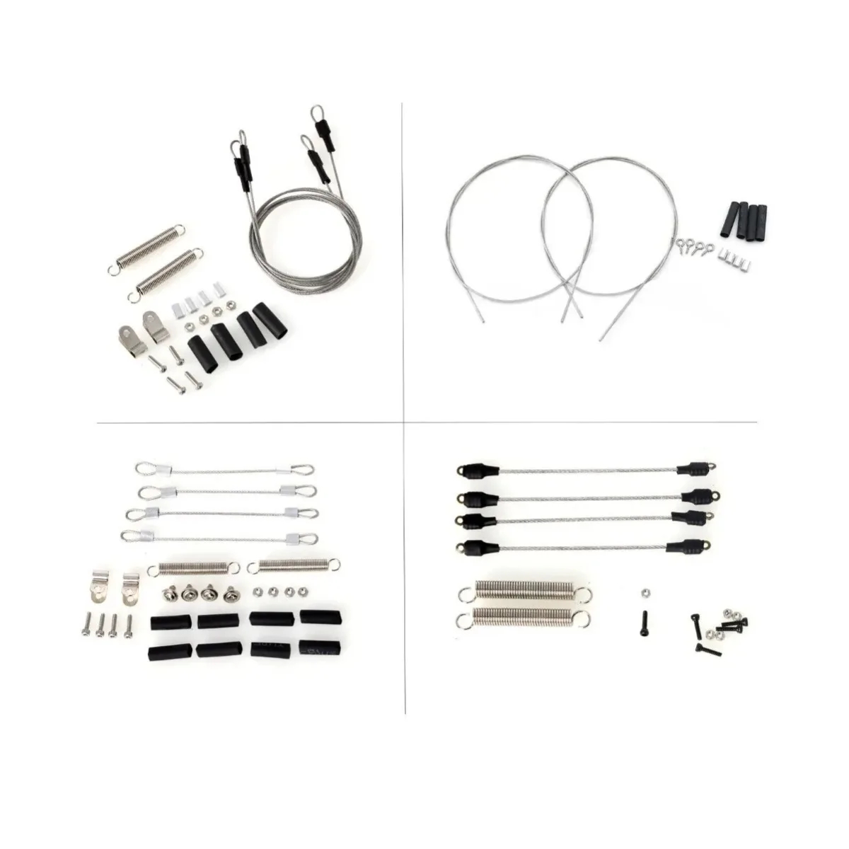 LCX Racing 1/10 RC Crawler Limb Riser Cable Steel Rope Upgrades Accessories for Traxxas TRX4 TRX6 Axial SCX10 II III PRO