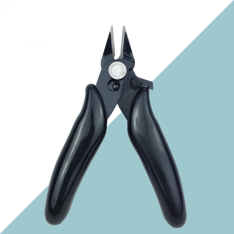 

3.5 Inch Diagonal Pliers Small Soft Cutting Electronic Pliers Mini Wire Cutters Wire Insulated Rubber Handle Model Hand Tools