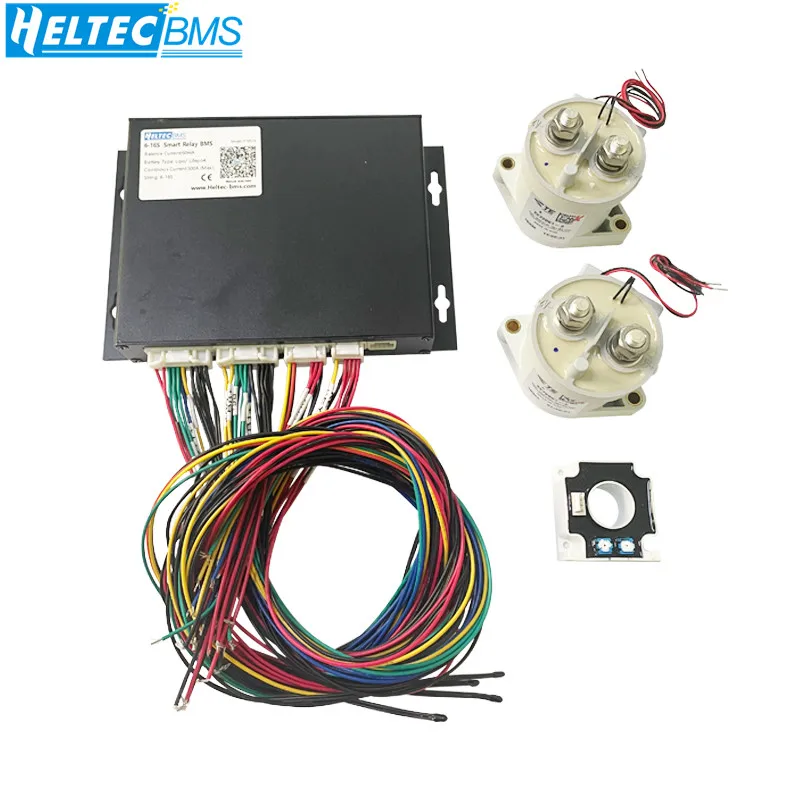 

Heltec BMS 96V System Relay Smart BMS 25S-32S 500A Lipo lifepo4 bms with BT UART RS485 CAN for Forklift/Solar Energy Storage