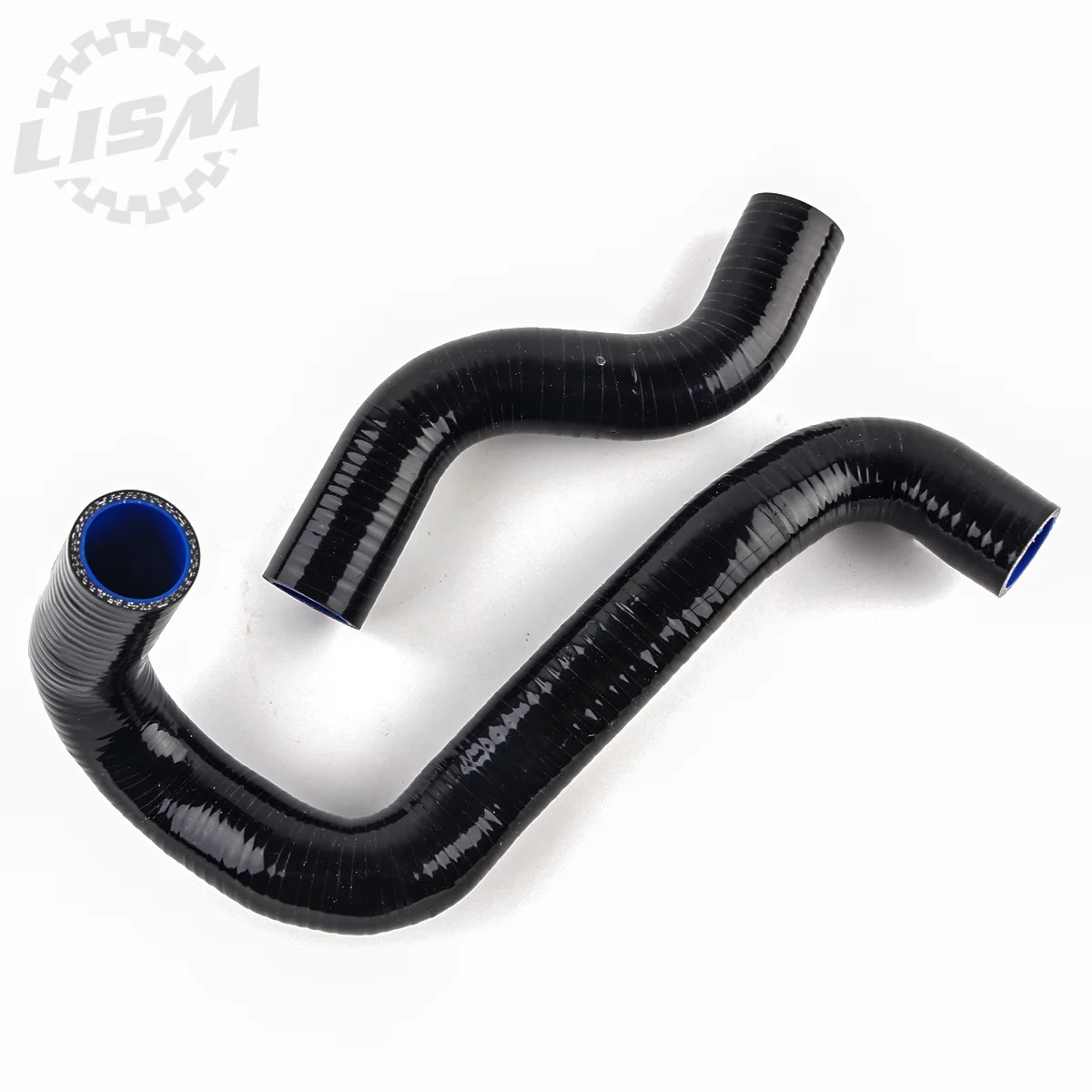 2PCS For 1975-1978 Nissan Datsun 280Z S130 2.8L 1976 1977 3-ply Silicone Coolant Radiator Hose Kit Upper and Lower Pipe Tube