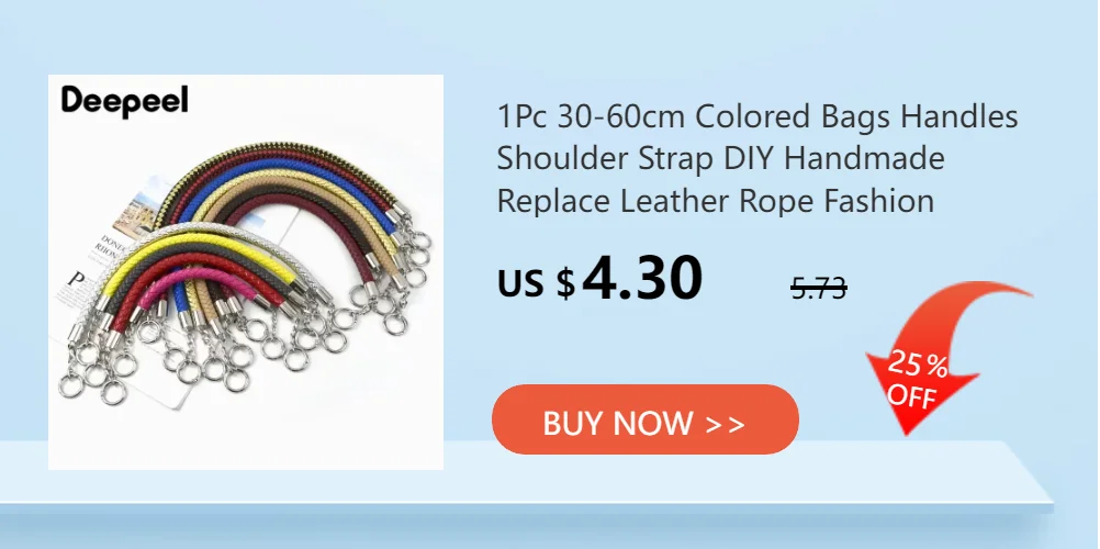 2Pcs 30/40/60/115cm Pu Leather Bag Handles Metal Hook Buckles Handbag Purse Replacement Shoulder Straps DIY Bags Accessories