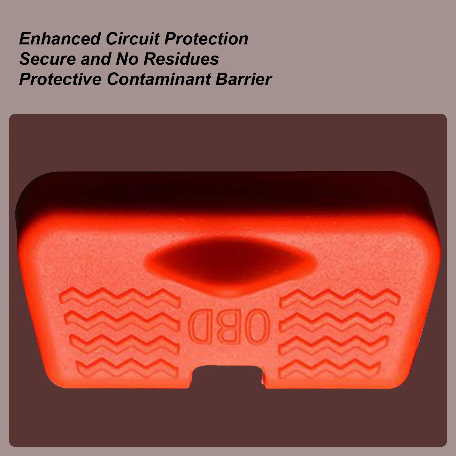 

OBD Port Protector For Cars Universal Silicone Waterproof Auto Accessories Diagnostic Port Lock Sleeve For SUV RV Vehicle Trip