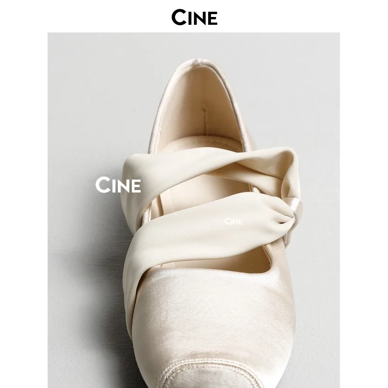 Baotou Half Slippers Women Summer Outside Wear French Square Toe Single Shoes Breathable Mary Jane Shoes view 4