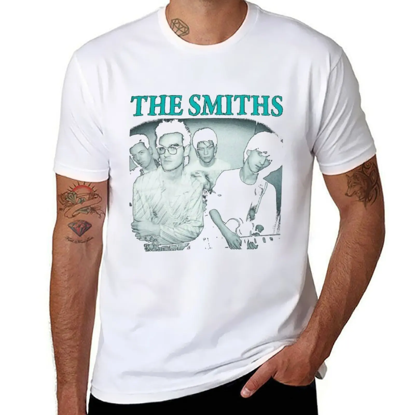 

Day Gift Smiths The Rock Band Gift For Men Women T-Shirt cotton t shirt pack t shirts for man graphic vintage T-Shirt