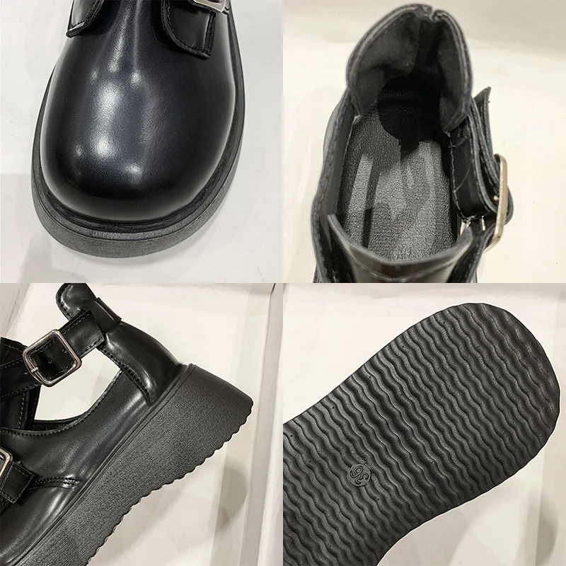 2022 New Brand Lolita Mary Janes Women Shoes Autumn Sandals Fashion Flats Platform Oxford Shoes Casual Ladies Dress Cozy Zapatos