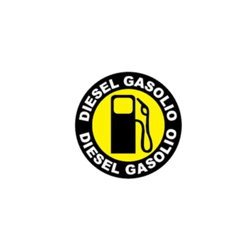 4cm Cute Petrol Diesel Oil Tank Cap PVC Stickers Decals, Rear Window Decor for Car Motorcycle Exterior Vehicle Accessories