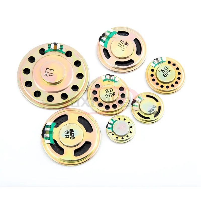 Speaker 8 OHM 4 Ω 0.5W 1W 2W 3W 5W Round Square Toys DIY Speaker Audio Accessories 20/23/28/30/36/40/50mm 1635 2840 3070 5CM