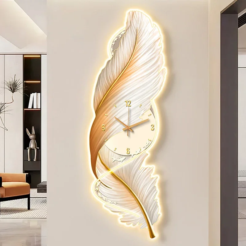 Living Room Wall Clocks Luxury Restaurant Minimalist Design Wall Watch Aesthetic Creative Modern Reloj Pared Home Decoration