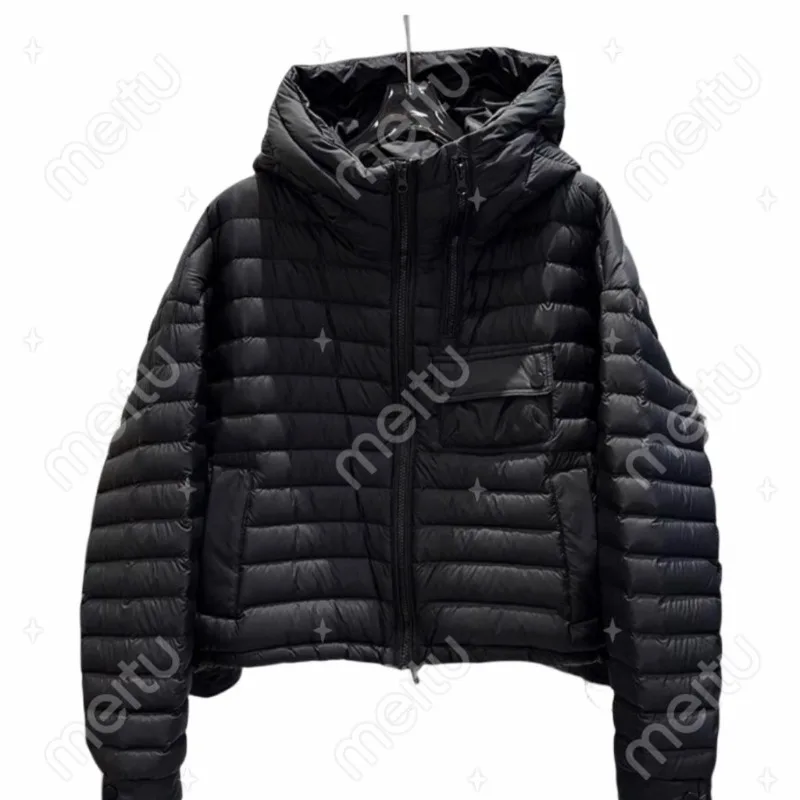 Women's Clothing Lightweight Down Jacket Winter Warm New Loose Fit Hooded Plus Size Fashion White Duck Down Outerwear Short Tops