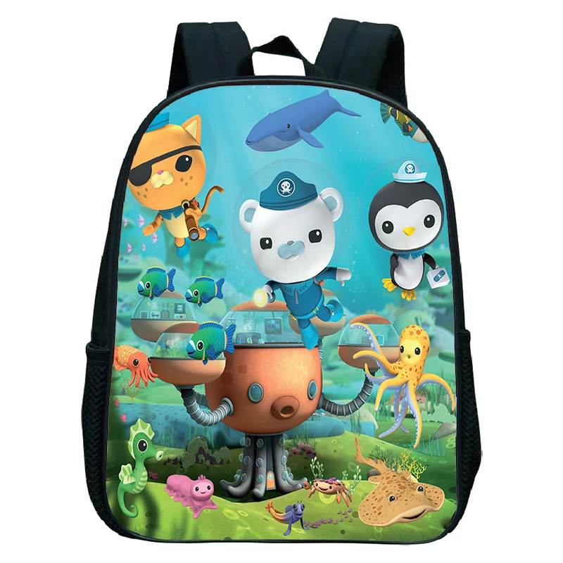 Mochila – sac à dos de maternelle les Octonauts pour enfant en bas âge, cartable d'école de dessin animé, Mini cartable pour bébé