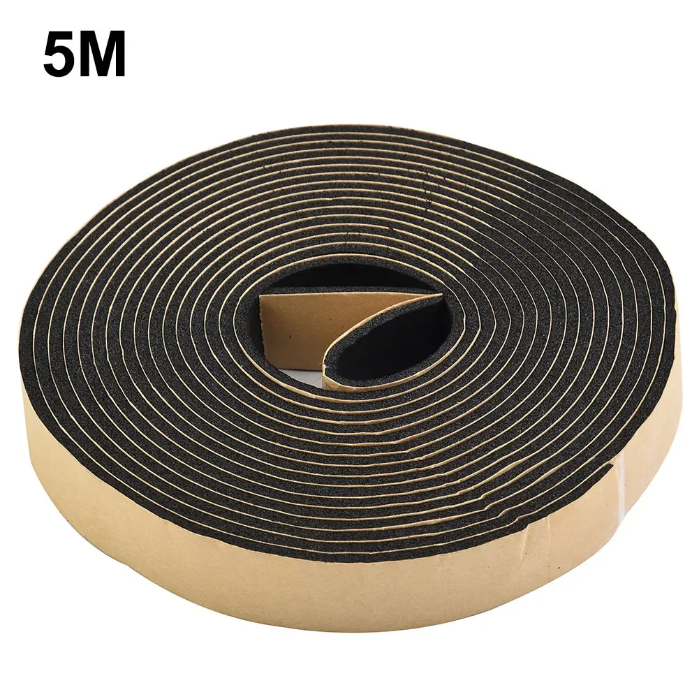 5M Car 1Window Waterproof Protector Seal Car Side Door Glass Weatherstrip Noise Insulation Anti-Dust Foam Sealing Strip