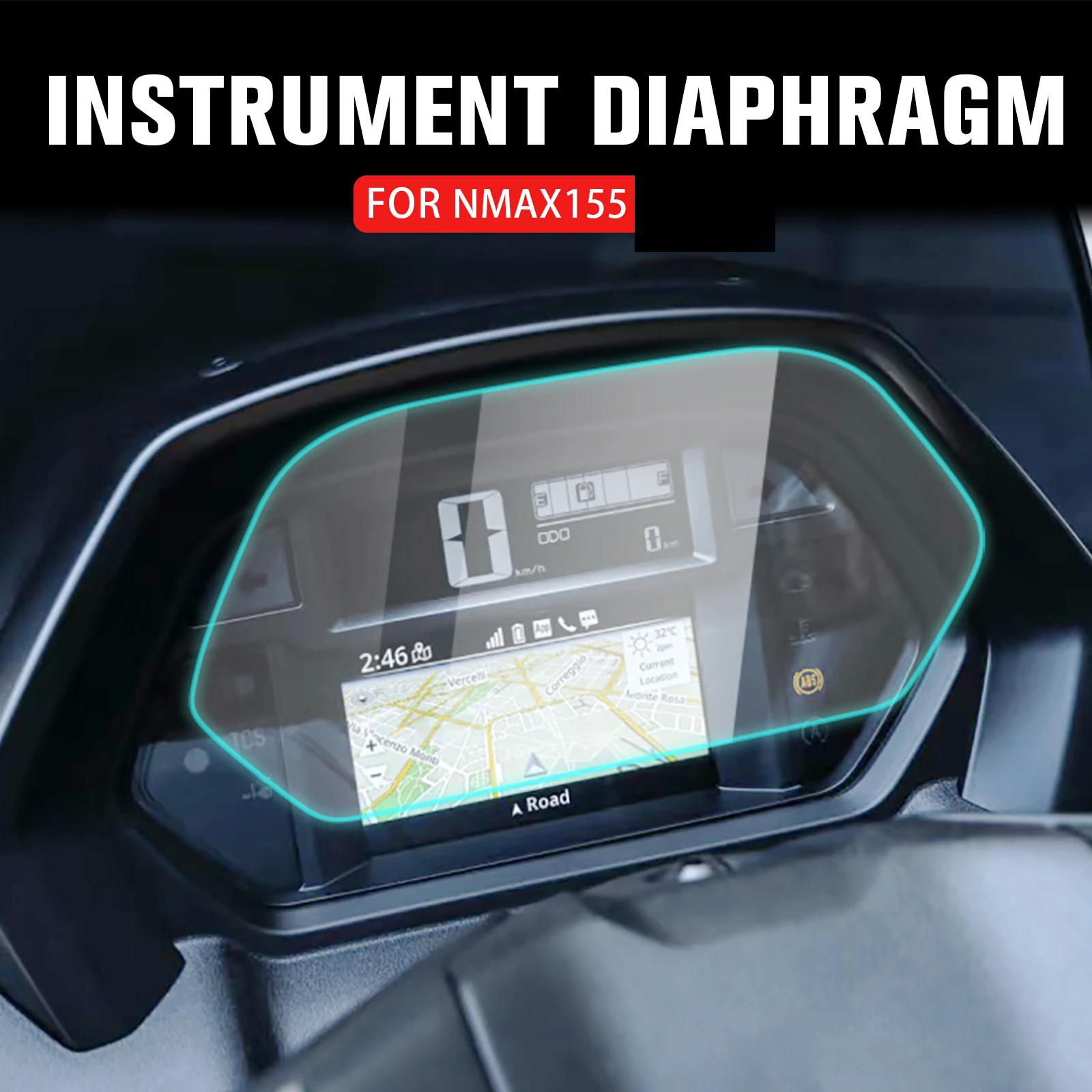 Für Yamaha NMAX 155 N-MAX155 nmax155 2025-UP Tacho Schutz Scratch Cluster Bildschirm Schutz Film Dashboard screen Protector