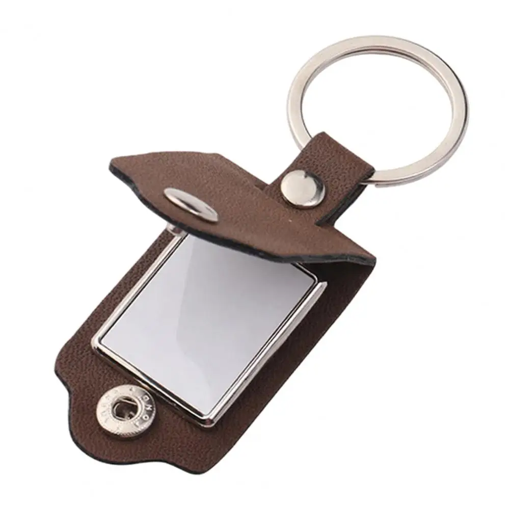 Car Key Keychain Keychain Pendant Flip-up Photo Frame Student Schoolbag Charm with Metal Buckle Scratch-resistant Bag Car Key