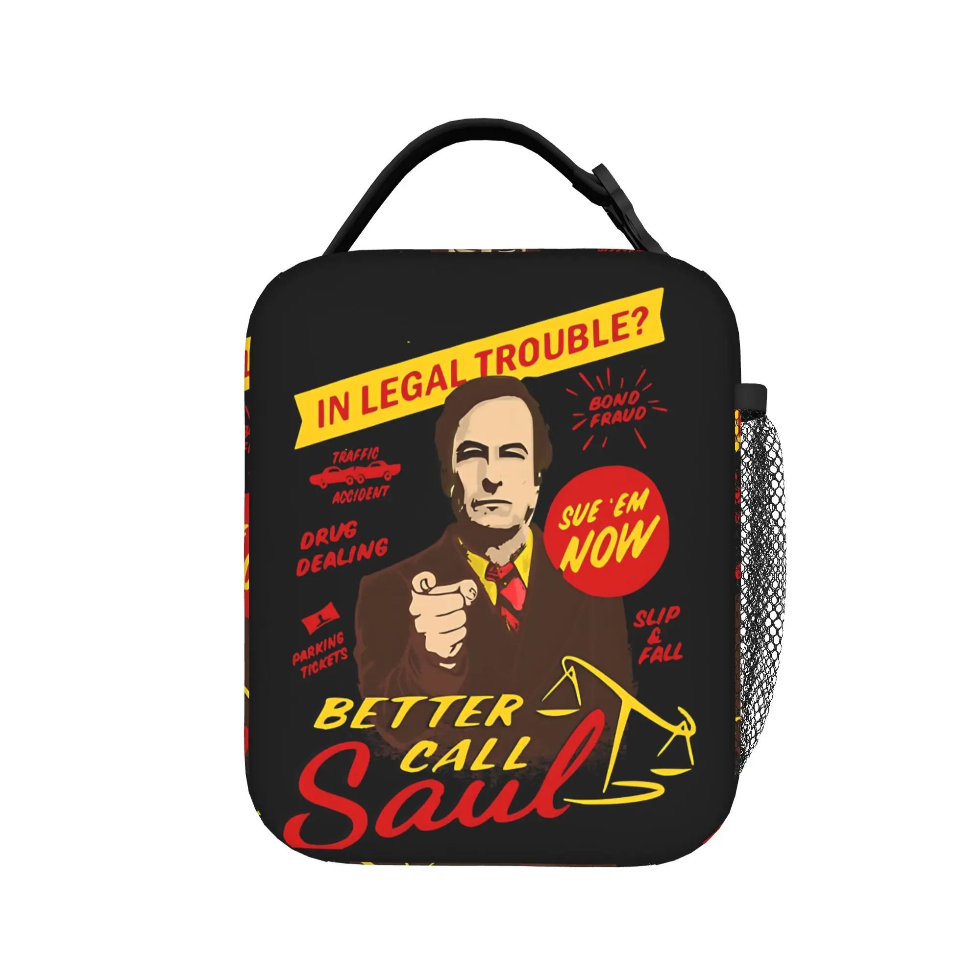 Better Call Saul Now Breaking Bad Lunch Bag Travel Lunch Box For Men Casual Print Thermal Lunch Bags Oxford Insulated Cooler Bag