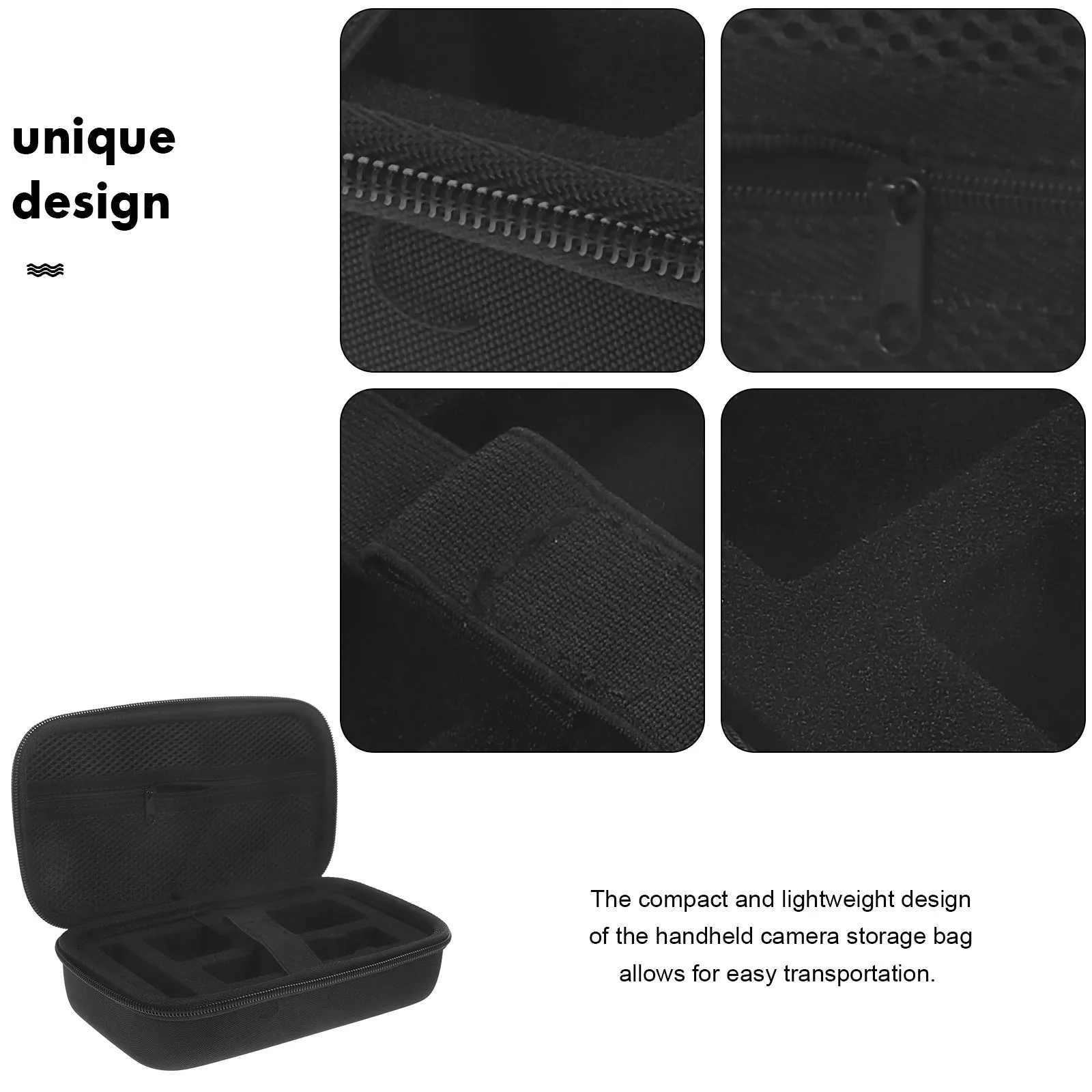 

Protective Case Compact Lightweight Portable Storage Bag Eva Hard Zipper Camera Case Photography Supply