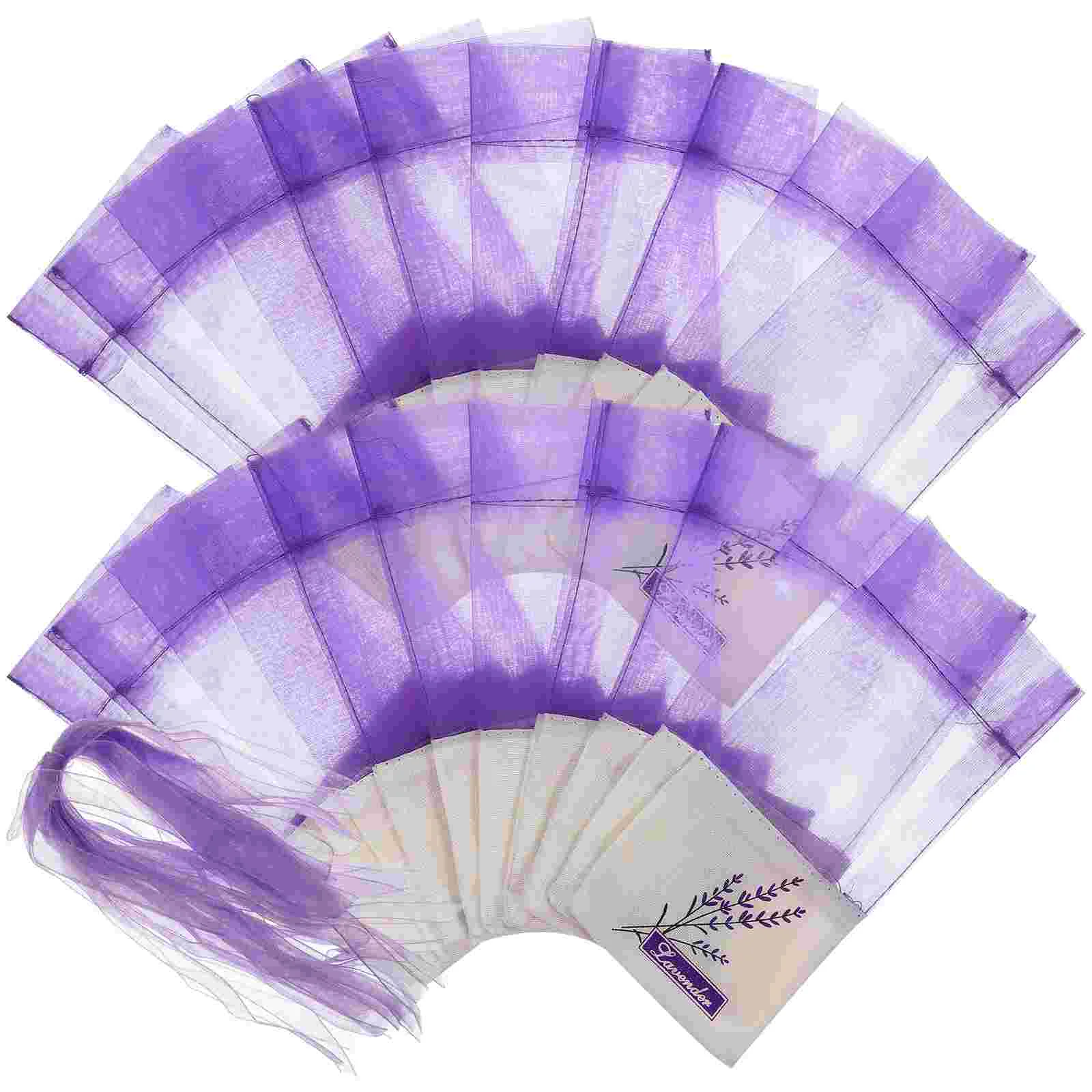 

30 Pcs Mini Deodorant Lavender Sachet Bags Container Fragrance Violet Scented Sachets Empty Bride Baby