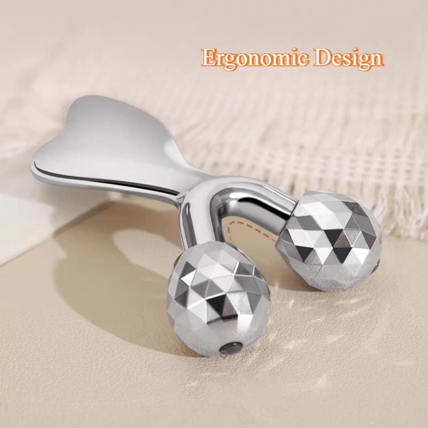 2 IN 1 3D Facial Massager & Gua Sha Massage Tool Cold Roller For Face Eyes Chin Lift Tightening Skin Tool Sculpting Beauty Tools
