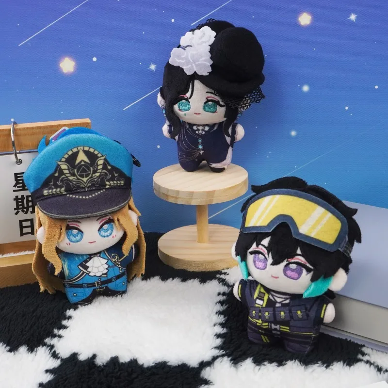 

Cute Path To Nowhere Plush Doll Set 3 Characters Hella Enfer August 10cm Cute Cotton Doll Anime Game Character Keychain for Fans