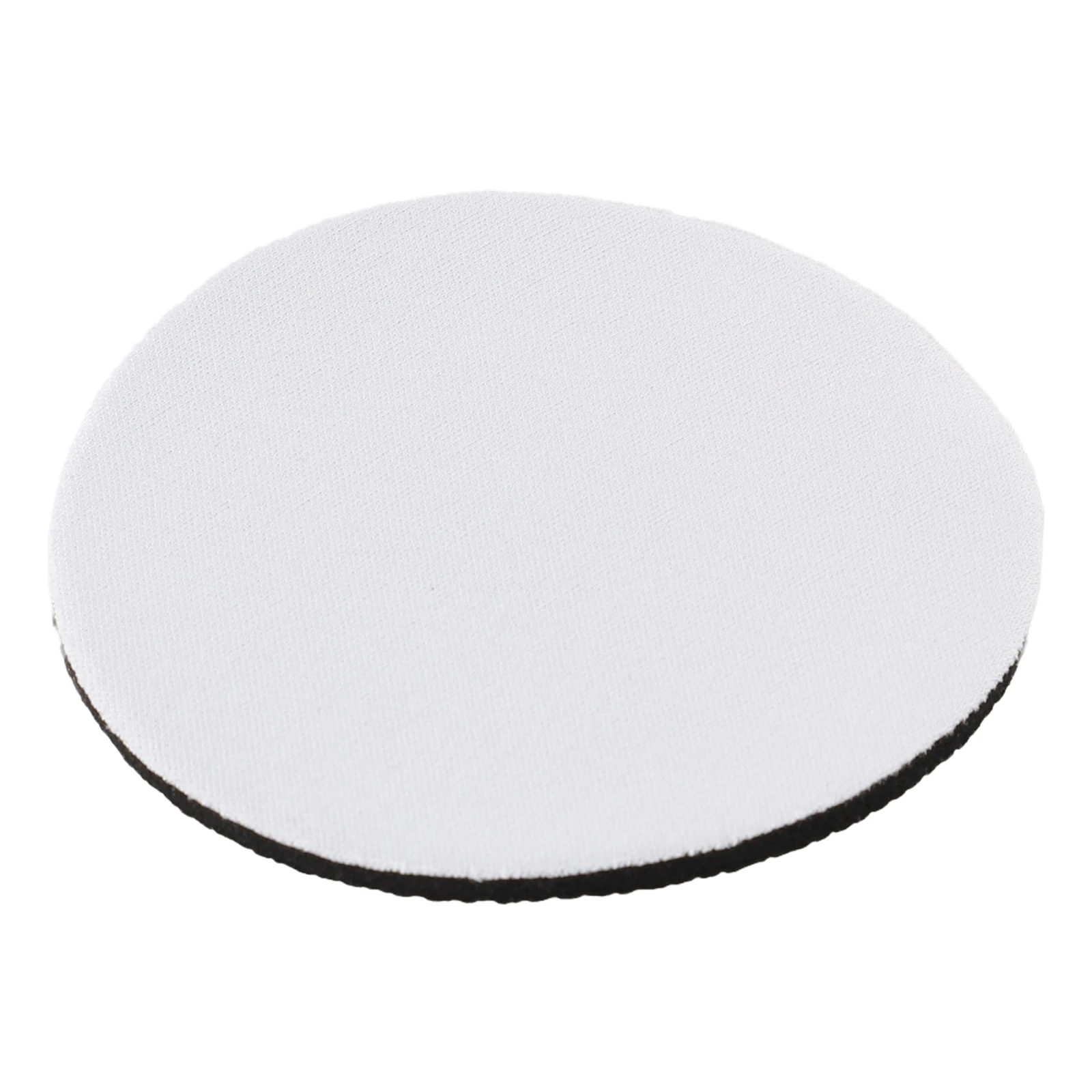 Round Heart Notch Round Cup Mats Blank White Neoprene Decoration Occasions Kitchen Offices Restaurant Wear Resistant