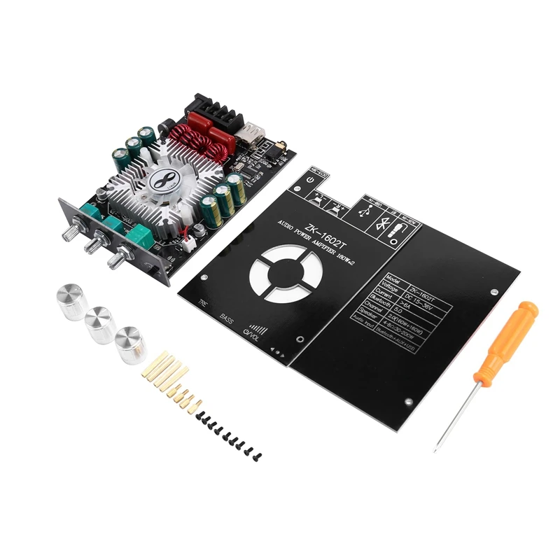 

ZK-1602T Bluetooth Digital Power Amplifier Module ZK-1002T 2.1 Channel