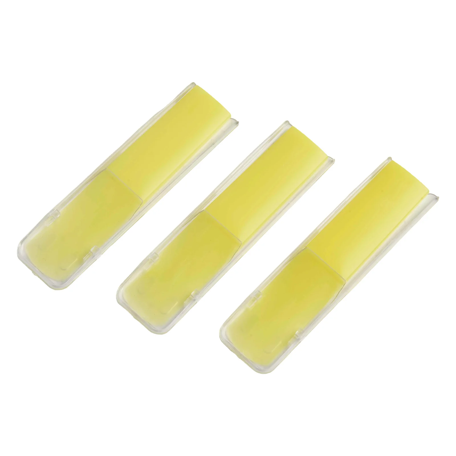 High Quality Hot New Nice Portable Pratical Durable Alto Sax Reeds Resin Synthesis Yellow 2.0 2.5 3* 3-pack 3pcs