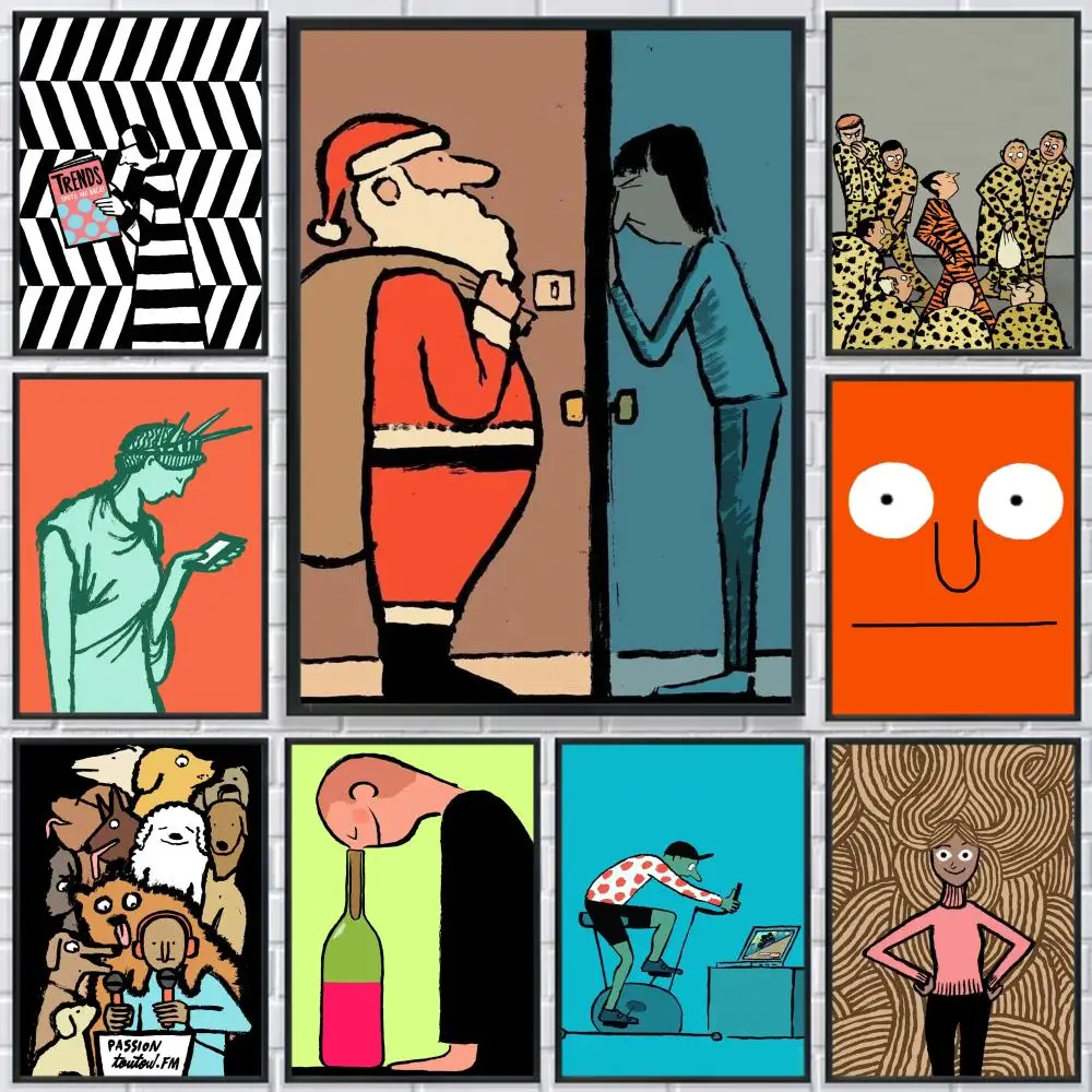 

J-Jean Art J-Jullien Poster HD Print Personalized Canvas Wall Mural Art Poster Photos for Living Room Home Decor Durable